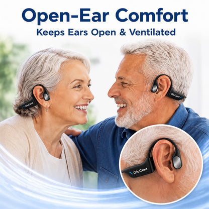 🔥 Final 2 Hours : Only Limited Stock Left🏆GluCent® Bone Conduction Smart Hearing Headphones （Mayo Clinic Recommended）